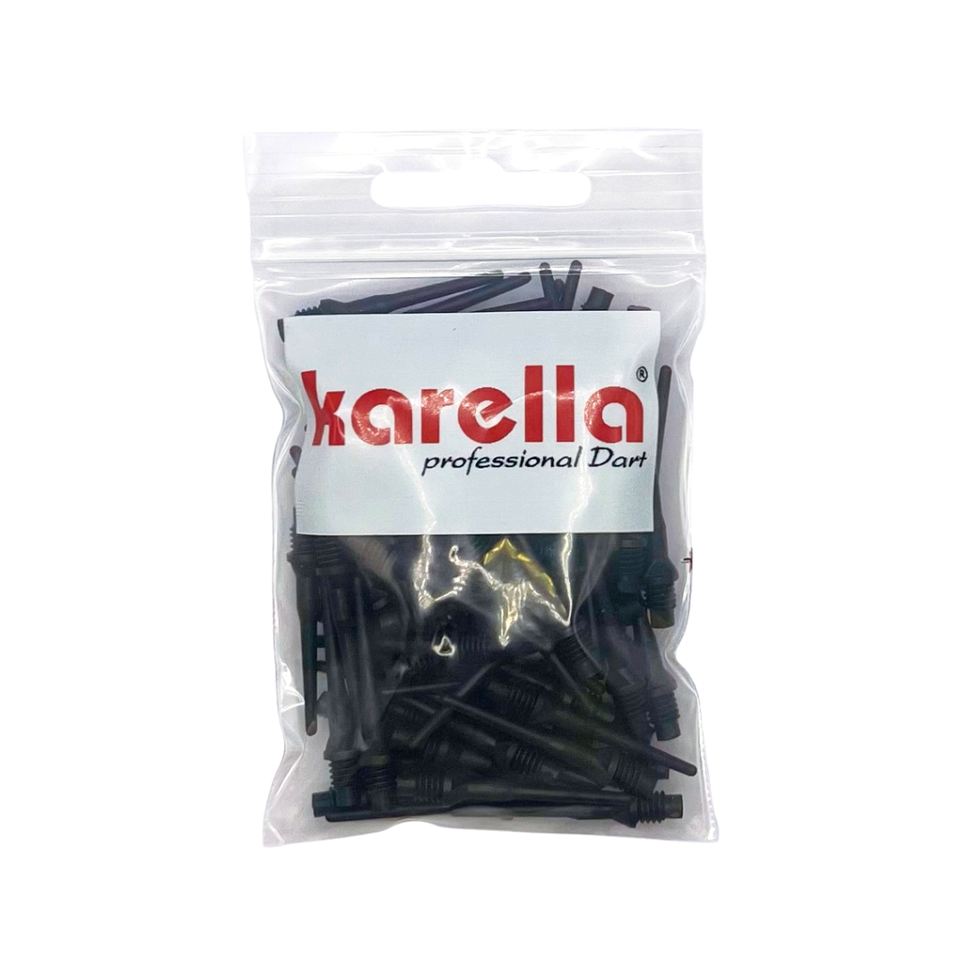Karella Softdart-Spitzen Keypoint-Spezial - 100 Stück - schwarz - 2BA