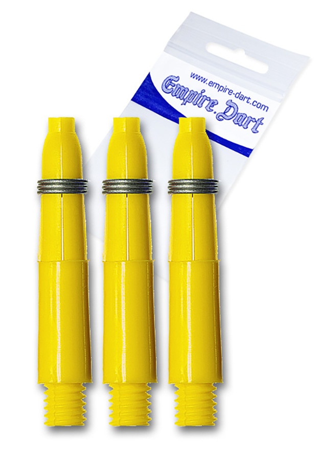 Empire Dart Schaft-Set Kunststoff kurz Gelb