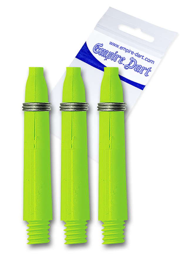 Empire Dart Schaft-Set Kunststoff kurz Neongrün