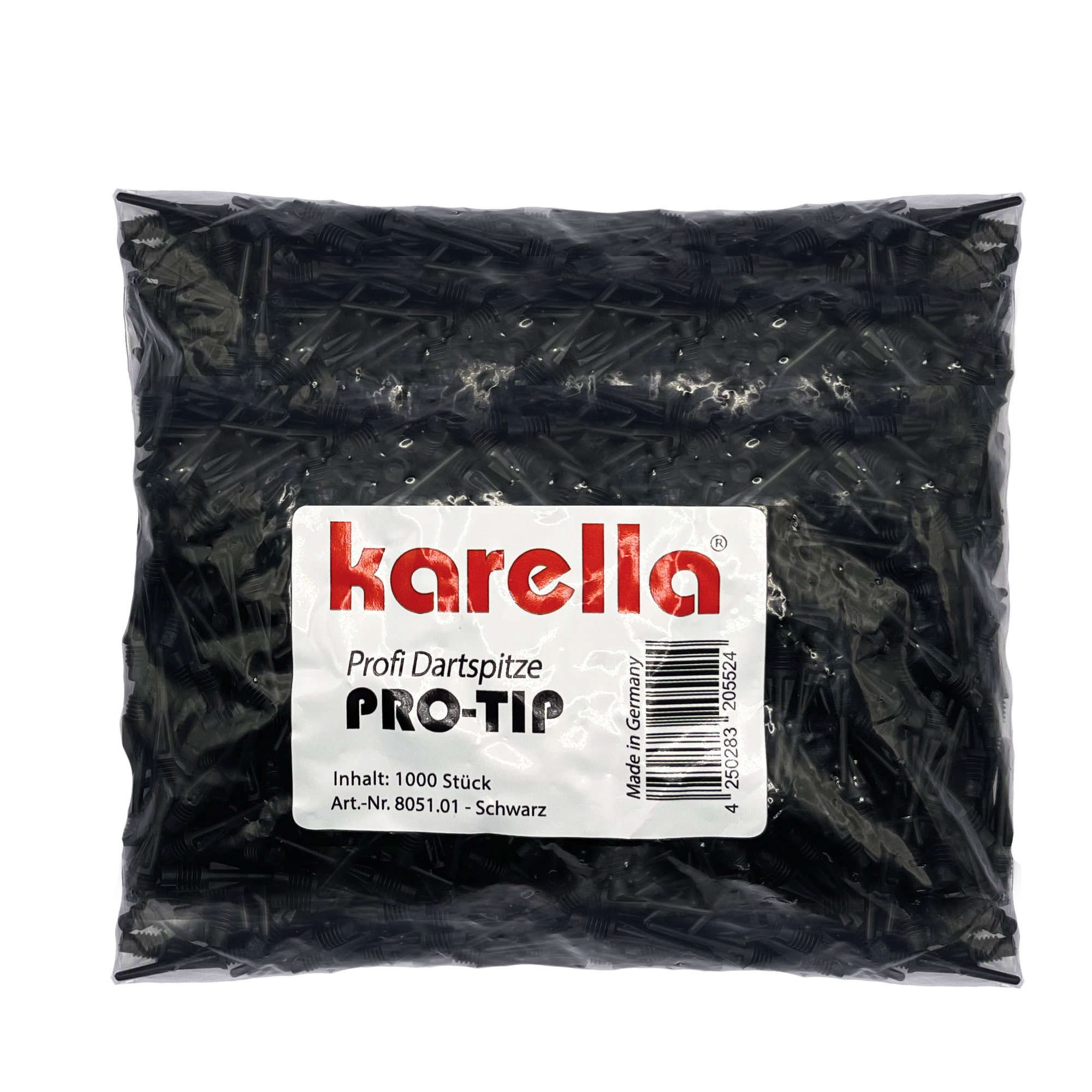 Karella Softdart-Spitzen PRO-TIP - 1000 Stück - schwarz - 2BA