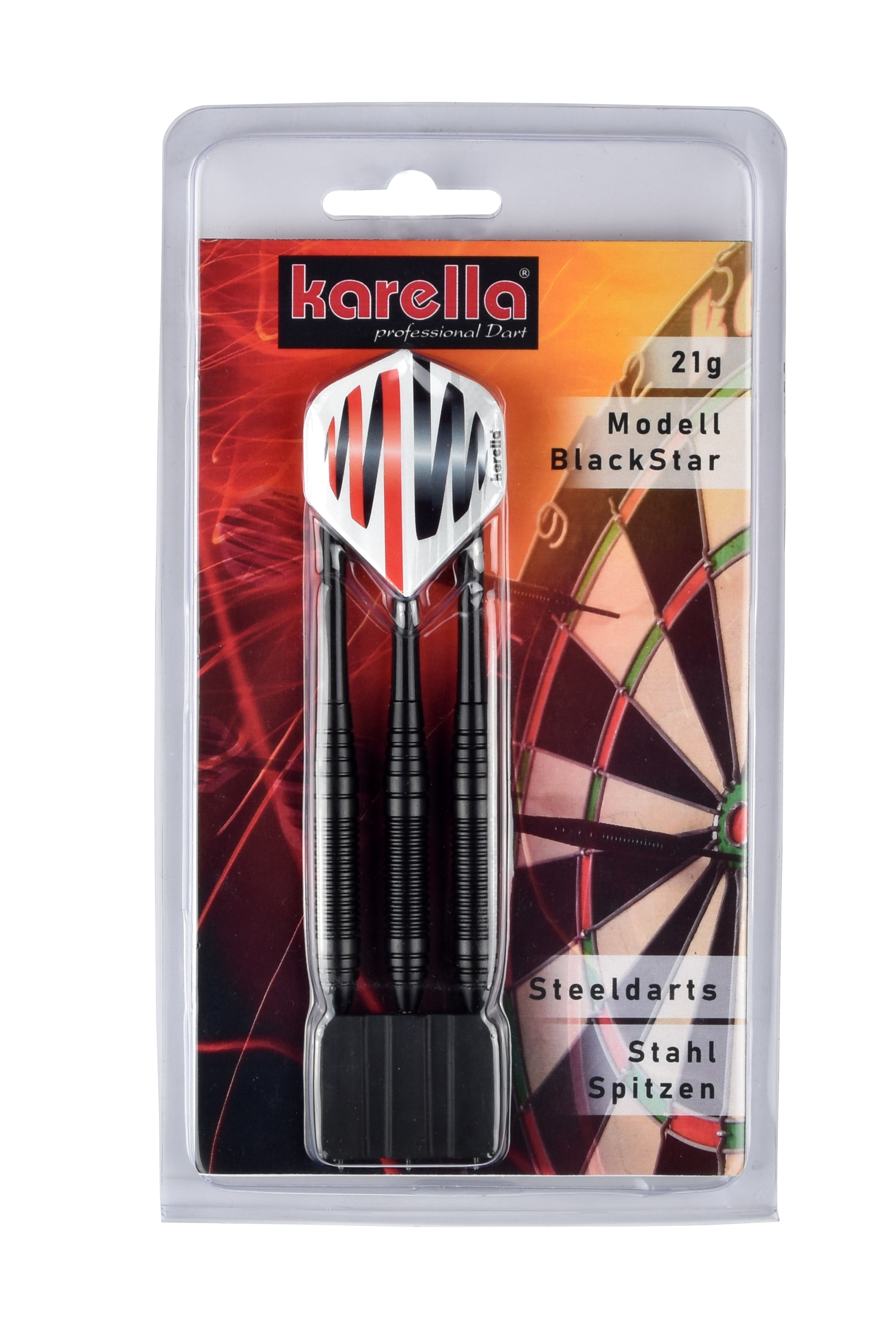 Karella Steeldart-Set Blackstar 21 gramm