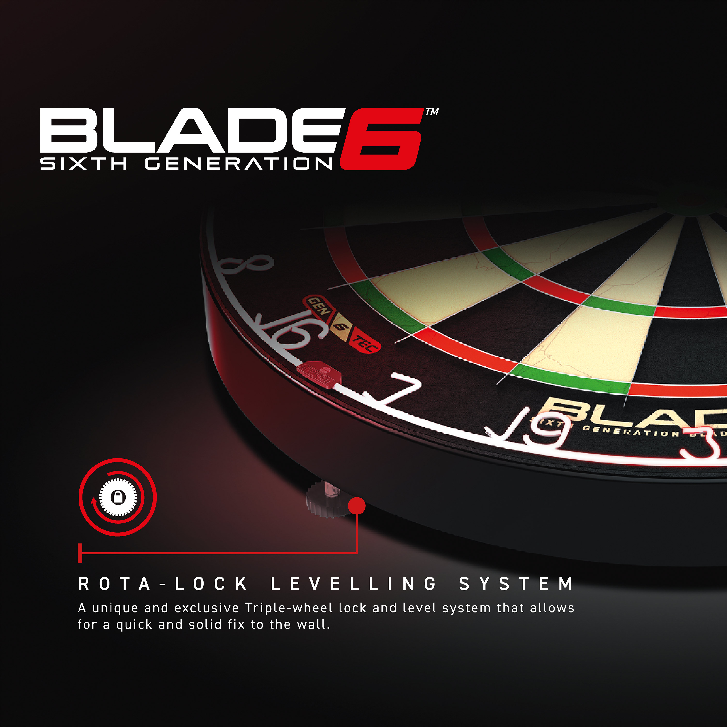 Dartboard WINMAU Blade 6 - 3303